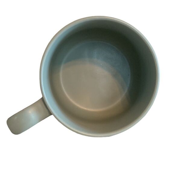 Oversized Mugs Stoneware Mint Gray Set of Two Large Speckled Tea Coffee Cups - Picture 12 of 13
